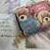 【限量】油畫小熊短款多功能信用卡夾零錢包-風琴夾【歐耶會社Oh yes shop】